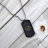 Fan Frenzy Gifts Boise St. Broncos Officially Licensed Dog Tag on Ball Chain